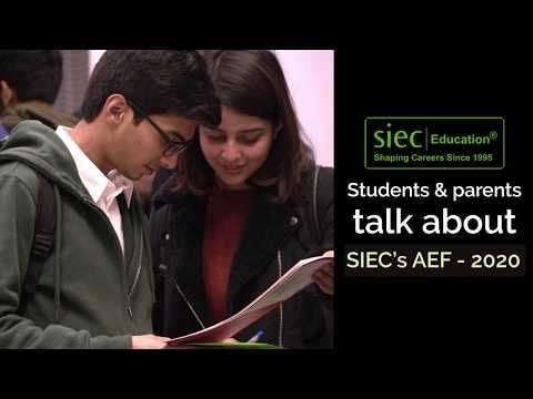 Students & parents express their views on SIEC's Australia Education Fair