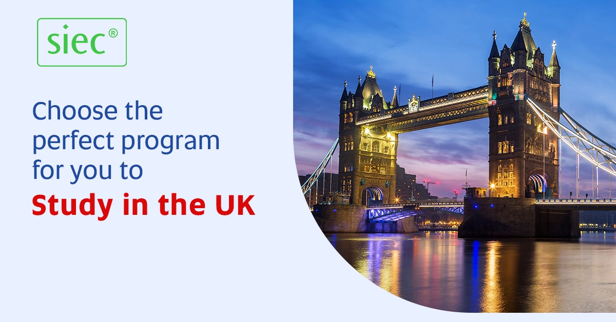 Choose the perfect program for you to study in the UK