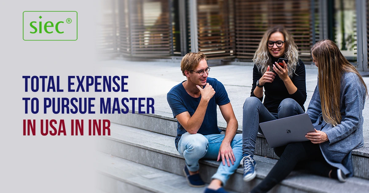 Total Expense to Pursue Master in USA in INR
