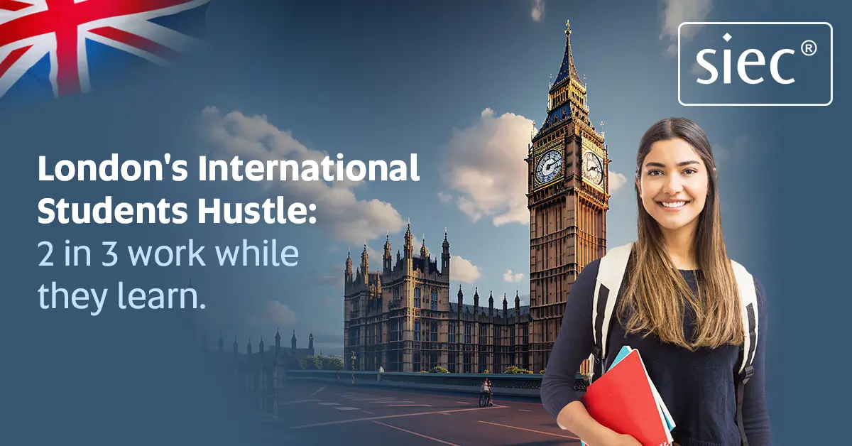 Londons International Students Hustle 2 in 3 work while they learn