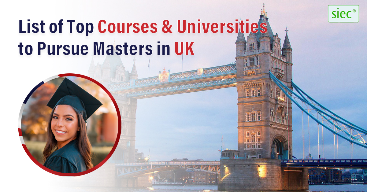 List of Top Courses & Universities to Pursue Masters in UK